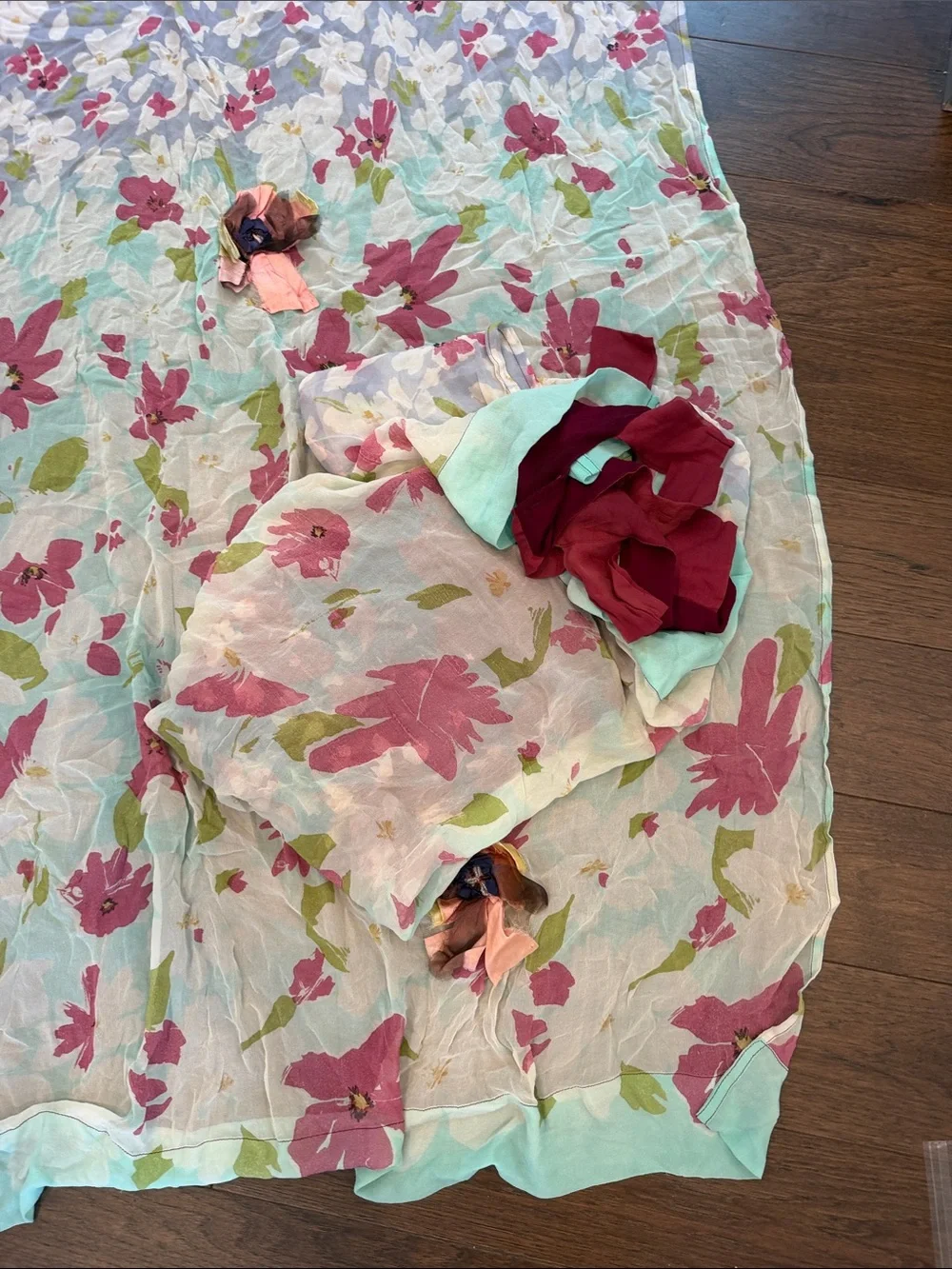 Anthropologie Silk Curtains Set of 2 - C65-031